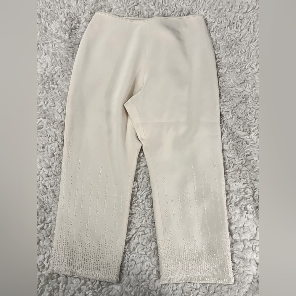 Carmen Marc Valvo Silk Pants